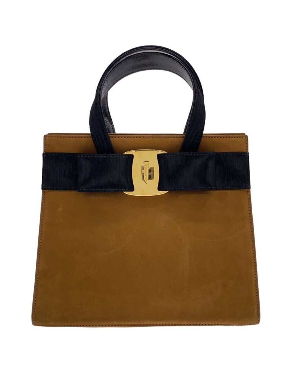 Salvatore Ferragamo Vara Handbag Black